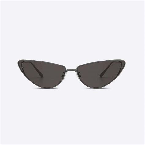 MissDior B1U Gray Butterfly Sunglasses 